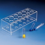 Test Tube Racks, Two Tier, Material PMMA (PLEXIGLAS)