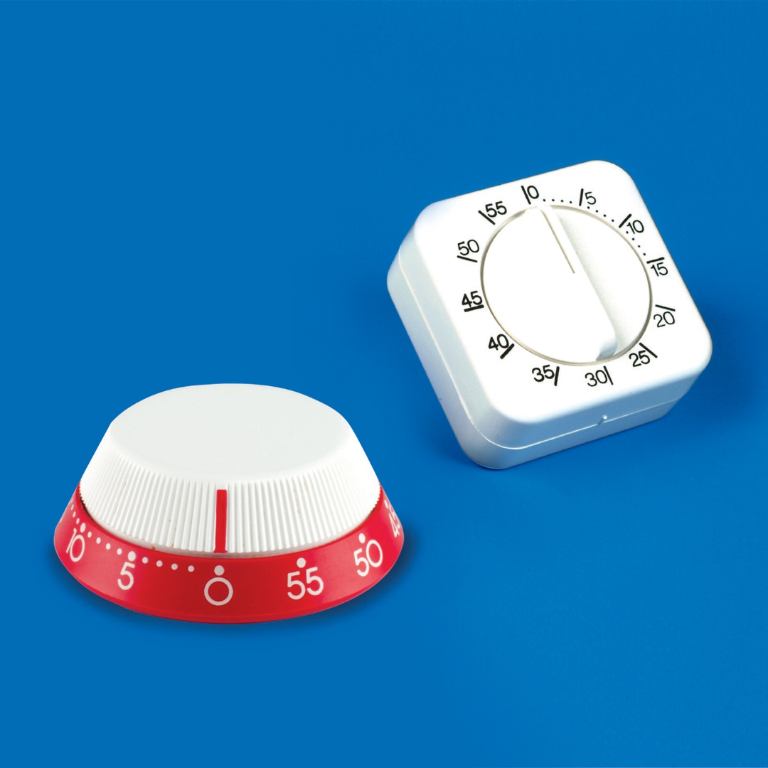 Timers, Kartell, Mod Clip, Dimensions 56,6x56,5x28mm, Colour White, ABS CASE