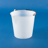 Kartell Bucket With Spout, Capacity 9Ltr, Dimension 280x250mm, Colour White, Material LDPE