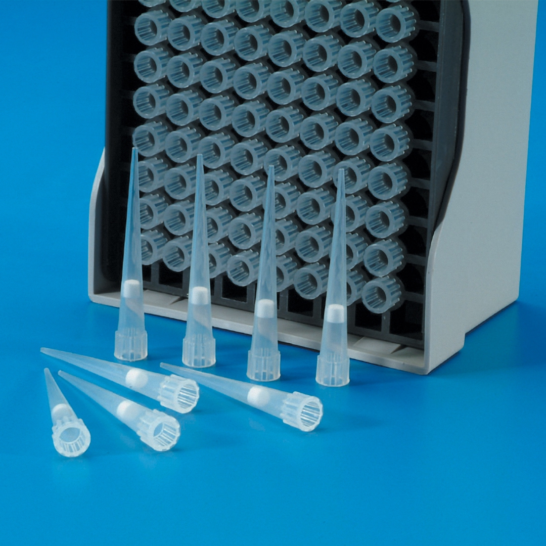 Kartell Filter Tips Capacity 5-100 Microliters, Colour Neutral, Type Eppendorf, Packing Rack ster