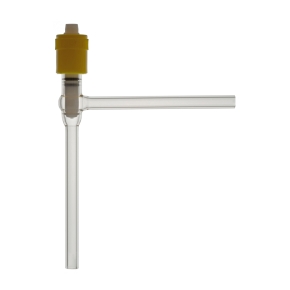 Stopcock, Greaseless HV Valve, Right Angle, Fine Thread, Glass / PTFE