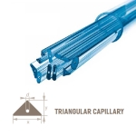Glass Tubing, Capillary, Isosceles Triangle, Borosilicate Glass 3.3