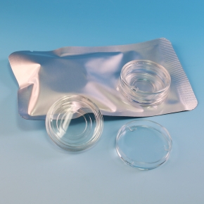 Petri Dish, Glass Bottom, With Lid, Non-Treated Surface